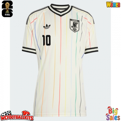 Japan Ritsu Doan #10 Replica Away Stadium Shirt for Women World Cup 2026 Short Sleeve